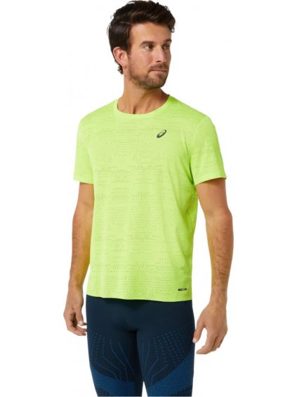 LIMETKOVĚ ZELENÉ TRIČKO ASICS VENTILATE ACTIBREEZE SHORT SLEEVE