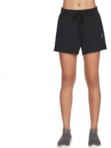 ČERNÉ DÁMSKÉ ŠORTKY SKECHERS GETAWAY SHORT (Velikost L)