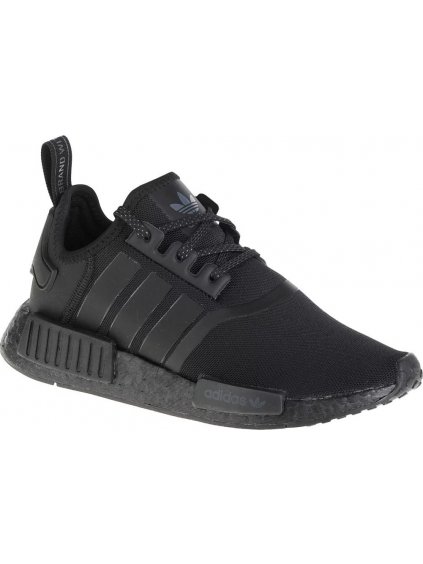 ČERNÉ CHLAPECKÉ TENISKY ADIDAS NMD_R1 J