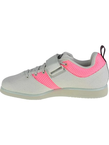 ŠEDO-RŮŽOVÉ PÁNSKÉ TENISKY ADIDAS POWERLIFT 5 WEIGHTLIFTING