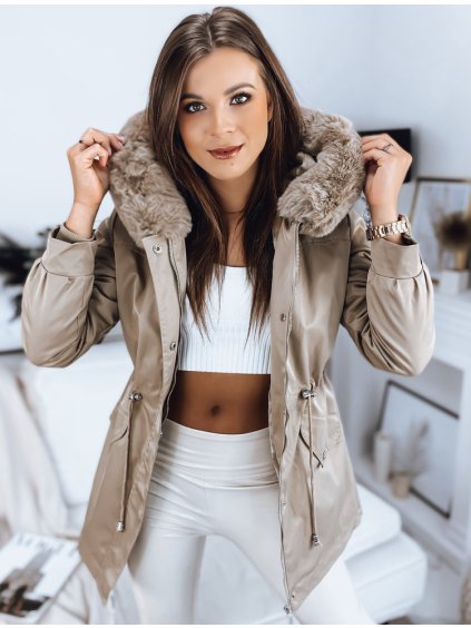 BÉŽOVÁ TEPLÁ PARKA FORSIL