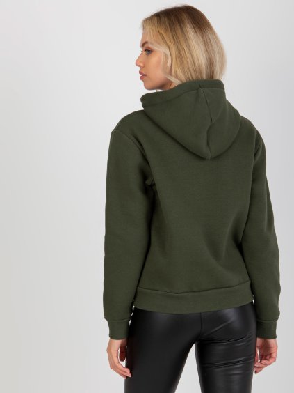 KHAKI DÁMSKÁ MIKINA S KAPUCÍ