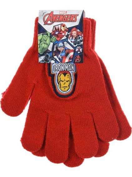 KLASICKÉ RUKAVICE - IRON MAN - ČERVENÉ