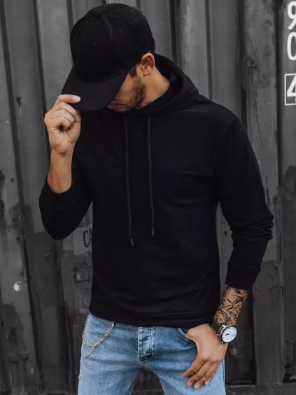 ČERNÁ PÁNSKÁ BASIC MIKINA
