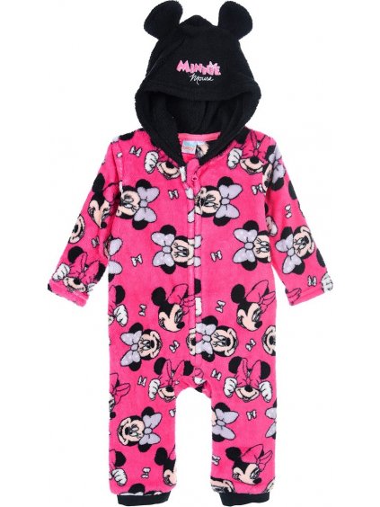 RŮŽOVÝ PLYŠOVÝ OVERÁLEK MINNIE MOUSE