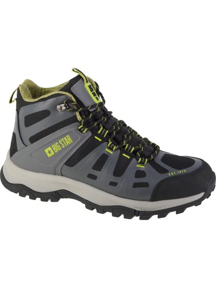 ŠEDÉ PÁNSKÉ BOTY BIG STAR TREKKING SHOES KK174098