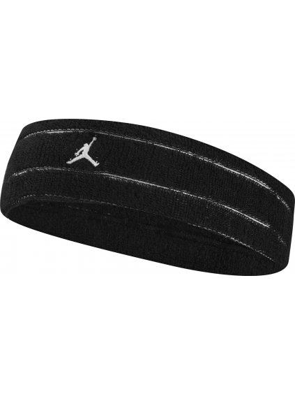 ČERNÁ ČELENKA JORDAN TERRY HEADBAND (Velikost ONE SIZE)