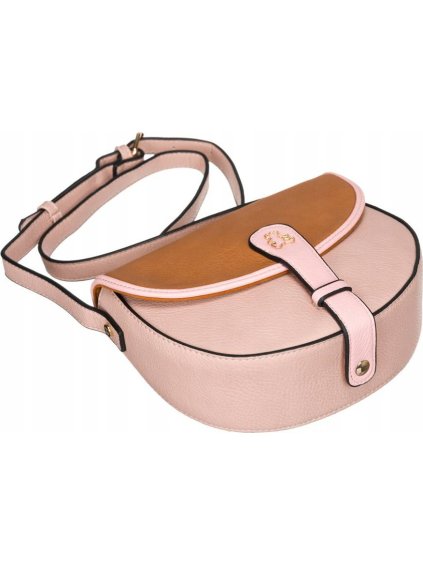 LULUCASTAGNETTE SVĚTLE RŮŽOVÁ CROSSBODY KABELKA
