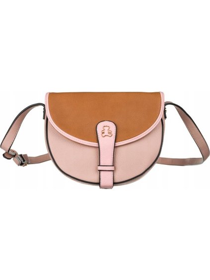 LULUCASTAGNETTE SVĚTLE RŮŽOVÁ CROSSBODY KABELKA (Velikost ONE SIZE)