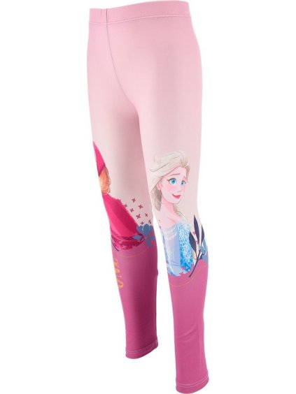 RŮŽOVÉ LEGÍNY S PRINCEZNAMI DISNEY FROZEN (Velikost 98/104)