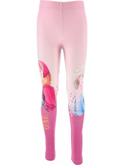 RŮŽOVÉ LEGÍNY S PRINCEZNAMI DISNEY FROZEN (Velikost 98/104)