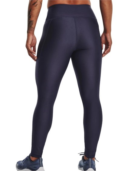 TMAVĚ FIALOVÉ DÁMSKÉ LEGÍNY UNDER ARMOUR HEATGEAR NO-SLIP WAISTBAND LEGGINGS