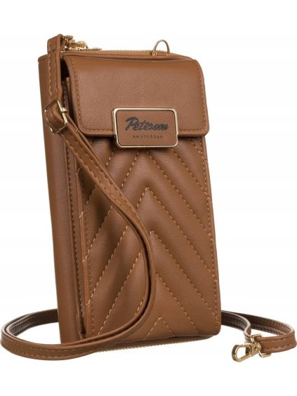 PETERSON BÉŽOVÁ PROŠÍVANÁ CROSSBODY KABELKA/PENĚŽENKA