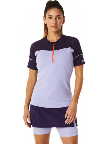 FIALOVÝ DÁMSKÝ TOP ASICS FUJITRAIL TOP (Velikost M)