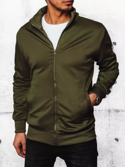 KHAKI BASIC MIKINA NA ZIP