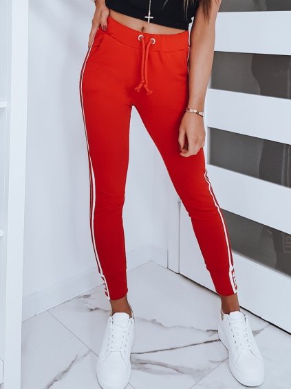 (VEL. ONE SIZE) ČERVENÉ TEPLÁKY BELLA