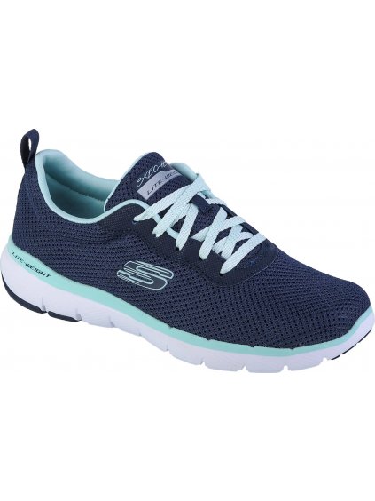 TMAVĚ MODRÉ DÁMSKÉ TENISKY SKECHERS FLEX APPEAL 3.0