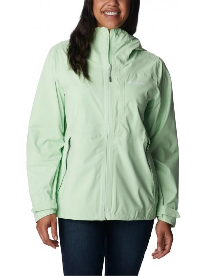 SVĚTLE ZELENÁ SPORTOVNÍ BUNDA COLUMBIA AMPLI-DRY WATERPROOF SHELL JACKET