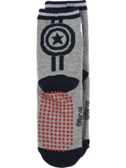 ŠEDÉ CHLAPECKÉ PONOŽKY CAPTAIN AMERICA