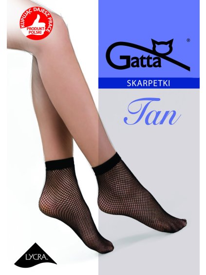 SÍŤOVANÉ SILONKOVÉ PONOŽKY GATTA TAN NR. 1 (Barva písková, Velikost ONE SIZE)