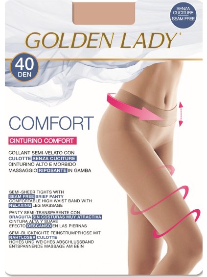SILONKY - STAHOVACÍ -  GOLDEN LADY COMFORT 40 DEN
