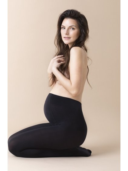 TĚHOTENSKÉ SILONKY FIORE W 5002 JUNO MAMA 50 DEN (Velikost M, Barva černá)