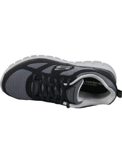ČERNO-ŠEDÉ PÁNSKÉ TENISKY SKECHERS BURNS AGOURA 52635-BKGY (Velikost 40)