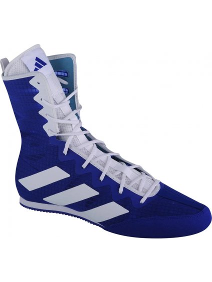 MODRÉ BOXERSKÉ BOTY ADIDAS BOX HOG 4