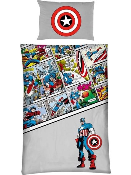 OBOUSTRANNÉ CHLAPECKÉ POVLEČENÍ MARVEL - AVENGERS