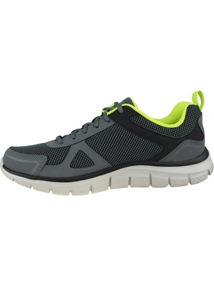 ŠEDÉ PÁNSKÉ TENISKY SKECHERS TRACK-BUCOLO 52630-CCLM