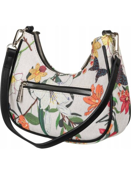 DAVID JONES BÍLÁ KVĚTINOVÁ CROSSBODY