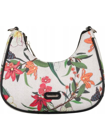 DAVID JONES BÍLÁ KVĚTINOVÁ CROSSBODY (Velikost ONE SIZE)