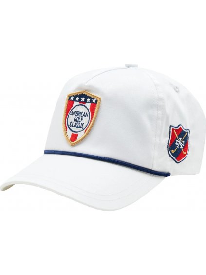 BÍLÁ KŠILTOVKA AMERICAN NEEDLE LIGHTWEIGHT ROPE AMERICAN GOLF CLASSIC CAP