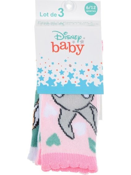 SADA PONOŽEK PRO HOLČIČKU DISNEY BABY - BAMBI