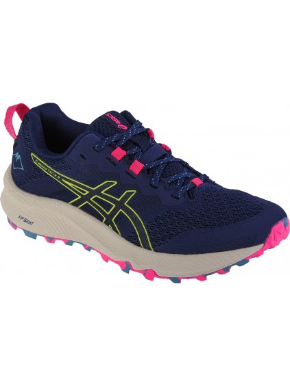 TMAVĚ MODRÉ BĚŽECKÉ BOTY ASICS GEL-TRABUCO TERRA 2