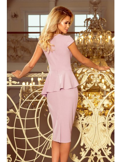 ELEGANTNÍ RŮŽOVÉ ŠATY VANESSA