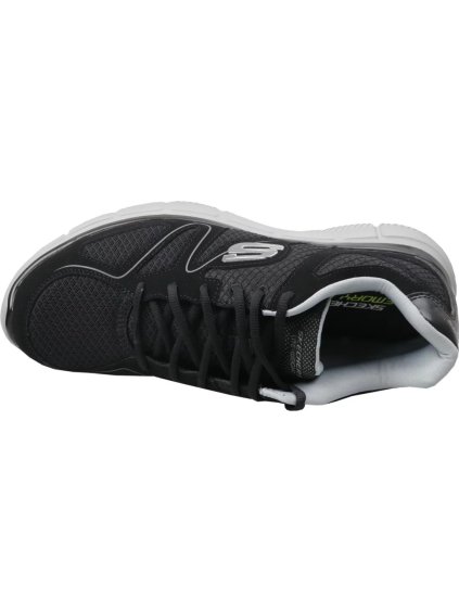 ČERNÉ PÁNSKÉ TENISKY SKECHERS SATISFACTION 58350-BKGY (Velikost 42)