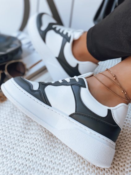 ČERNO-BÍLÉ SNEAKERSY MEILA