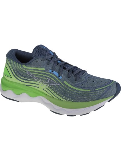 ŠEDO-ZELENÉ PÁNSKÉ TENISKY MIZUNO WAVE SKYRISE 4