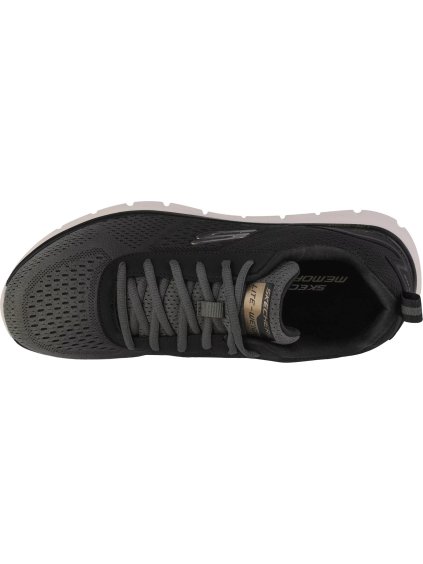 TMAVĚ ŠEDÉ PÁNSKÉ TENISKY SKECHERS TRACK - RIPKENT
