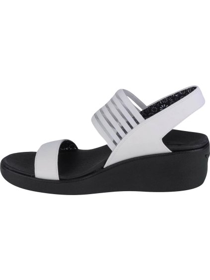 BÍLÉ DÁMSKÉ SANDÁLY SKECHERS ARCH FIT RUMBLE - MODERNISTIC