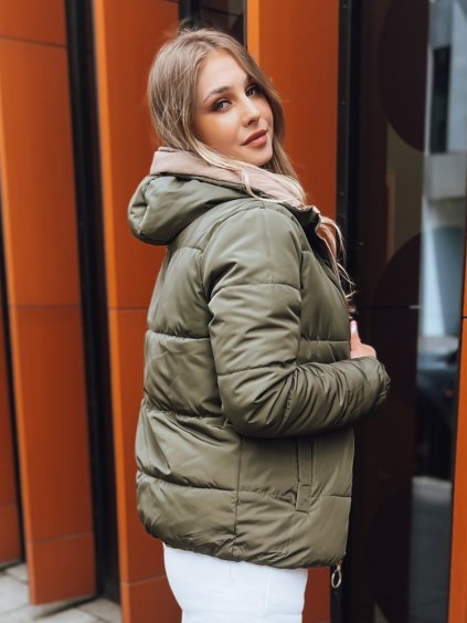 KHAKI-BÉŽOVÁ OBOUSTRANNÁ BUNDA VICTORIA SNUG