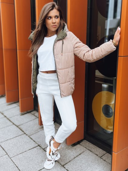 KHAKI-BÉŽOVÁ OBOUSTRANNÁ BUNDA VICTORIA SNUG