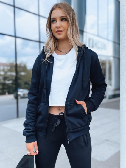 TMAVĚ MODRÁ SPORTOVNÍ MIKINA VICTORIA