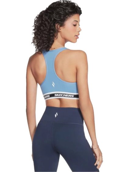 ŠEDÁ SPORTOVNÍ PODPRSENKA SKECHERS GO WALK JACQUARD BRA