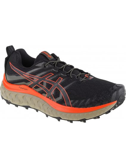 ČERNO-ORANŽOVÉ SPORTOVNÍ TENISKY ASICS TRABUCO MAX