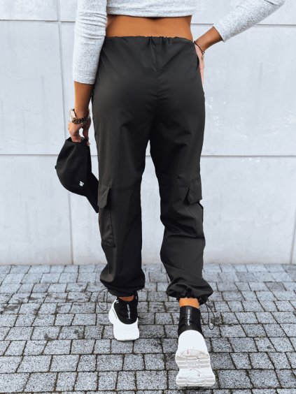 ČERNÉ KAPSÁČOVÉ KALHOTY COUTURE QUEEN