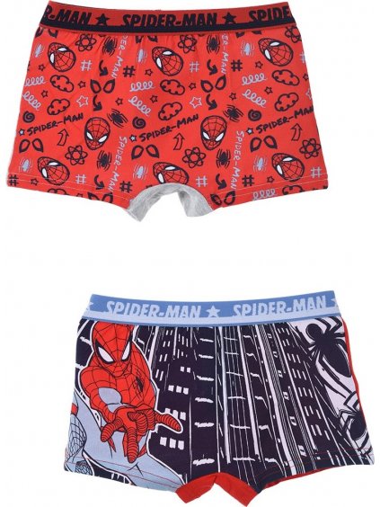 ČERVENÝ SET CHLAPECKÝCH BOXEREK SPIDER-MAN