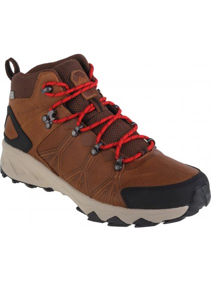 HNĚDÉ KOŽENÉ BOTY COLUMBIA PEAKFREAK II MID OUTDRY