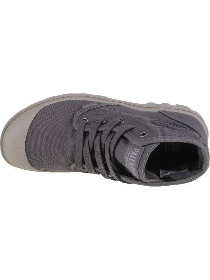 ŠEDÉ DÁMSKÉ KOTNÍKOVÉ TENISKY PALLADIUM PAMPA HI (Velikost 36)